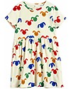 Mini Rodini Rabbit Dress - Multicolor - 100% organic cotton Dresses_