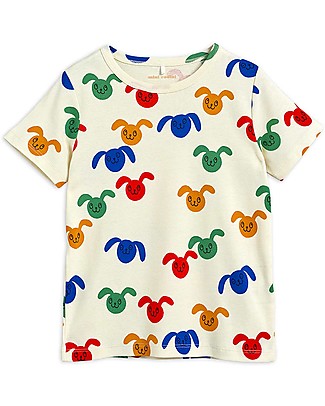 Mini Rodini Rabbit Tee - Multicolor - 100% organic cotton T-Shirts And Vests