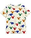Mini Rodini Rabbit Tee - Multicolor - 100% organic cotton T-shirts