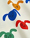 Mini Rodini Rabbit Tee - Multicolor - 100% organic cotton T-shirts