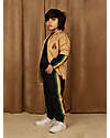 Mini Rodini Rainbow Stripe Sweatpants - Black - 100% Organic Cotton GOTS Trousers