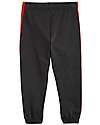 Mini Rodini Rainbow Stripe Sweatpants - Black - 100% Organic Cotton GOTS Trousers