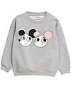 Mini Rodini Ritzratz Sweatshirt, Grey Melange - 100% Organic Cotton Sweatshirts