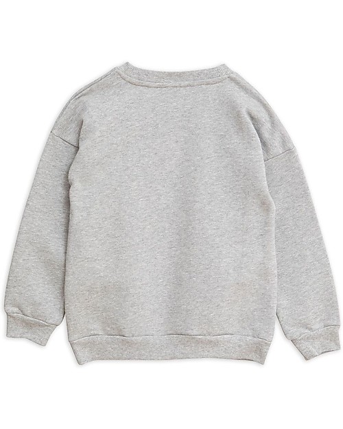 Mini Rodini Ritzratz Sweatshirt, Grey Melange - 100% Organic Cotton Sweatshirts
