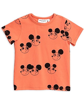 Mini Rodini Ritzratz T-Shirt, Red - Elasticated Organic cotton T-Shirts And Vests