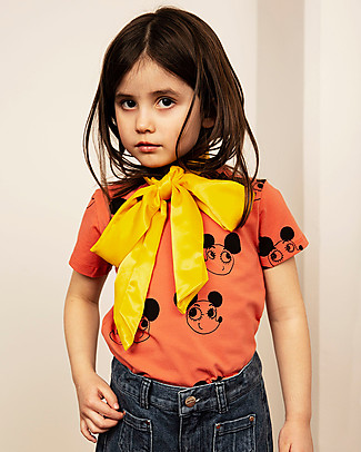 Mini Rodini Ritzratz T-Shirt, Red - Elasticated Organic cotton T-Shirts And Vests