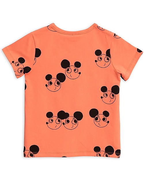 Mini Rodini Ritzratz T-Shirt, Red - Elasticated Organic cotton T-shirts