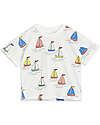 Mini Rodini Sailing Boats T-Shirt - White - 100% Organic Cotton T-shirts