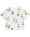 Mini Rodini Sailing Boats T-Shirt - White - 100% Organic Cotton T-shirts