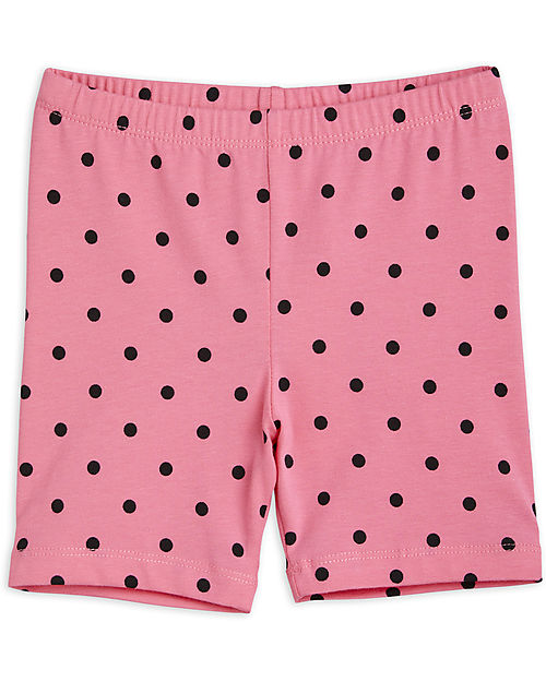 Mini Rodini Shorts - Polka Dot - Pink - Organic Cotton GOTS Shorts