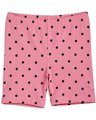 Mini Rodini Shorts - Polka Dot - Pink - Organic Cotton GOTS Shorts
