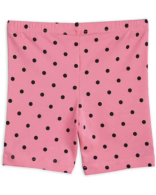 Mini Rodini Shorts - Polka Dot - Pink - Organic Cotton GOTS Shorts