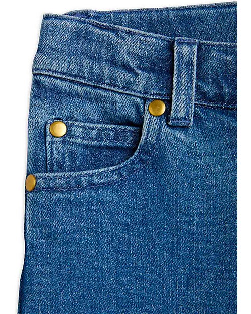 Mini Rodini Straight Denim Jeans - Blue - Organic Cotton Jeans