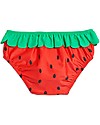 Mini Rodini Strawberry Frill Swim Pants - Red - Recycled Fabric! Bikinis And Tankinis