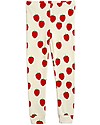 Mini Rodini Strawberry Leggings - Offwhite - 100% Organic Cotton Leggings