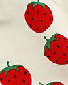 Mini Rodini Strawberry SweatShorts - Offwhite - 100% organic cotton Shorts