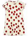 Mini Rodini Strawberry Wing Dress - Offwhite - 100% organic cotton Dresses_
