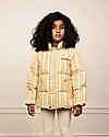 Mini Rodini Stripe City Puffer Jacket - Multicolor - 100% Recycled Fabric - Water-Resistant Down Jacket