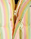 Mini Rodini Stripe City Puffer Jacket - Multicolor - 100% Recycled Fabric - Water-Resistant Down Jacket