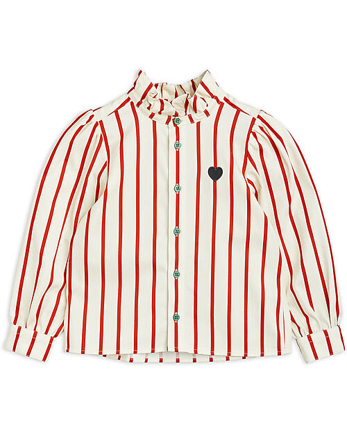 Mini Rodini Stripe Woven Blouse - Multicolor - 100% Organic Cotton GOTS Bluse