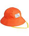 Mini Rodini Summer Cap - Mallorca Patch - Orange - 100% GOTS Organic Cotton Sunhats