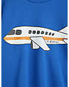 Mini Rodini Sweatshirt - Airplane - Blue - 100% Organic Cotton GOTS Sweatshirts