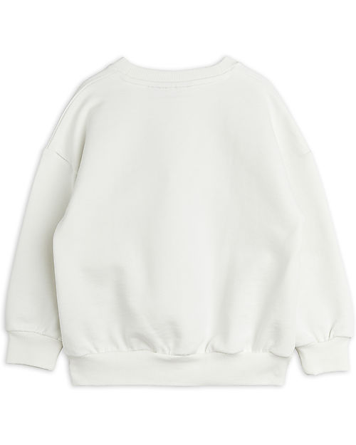 Mini Rodini Sweatshirt - Crocodile - White - 100% Organic Cotton Sweatshirts