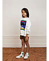 Mini Rodini Sweatshirt - Crocodile - White - 100% Organic Cotton Sweatshirts