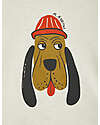 Mini Rodini T-shirt - Bloodhound - Offwhite - 100% Organic Cotton GOTS T-shirts