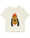 Mini Rodini T-shirt - Bloodhound - Offwhite - 100% Organic Cotton GOTS T-shirts