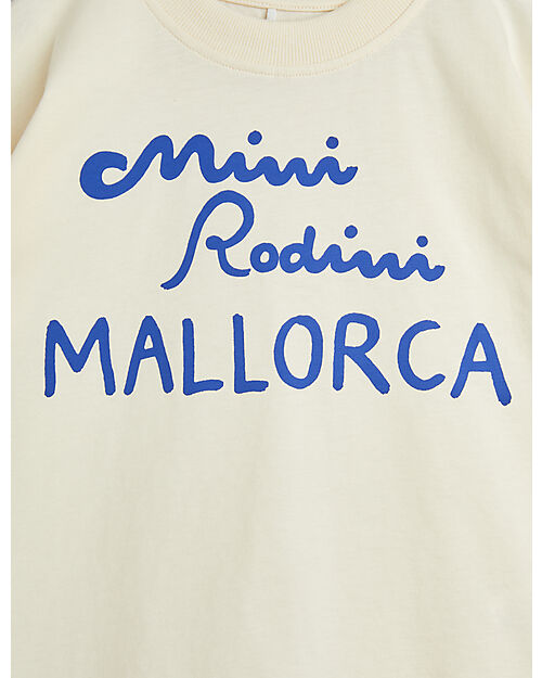 Mini Rodini T-shirt - Mallorca Print - White - 100% Organic Cotton GOTS T-shirts