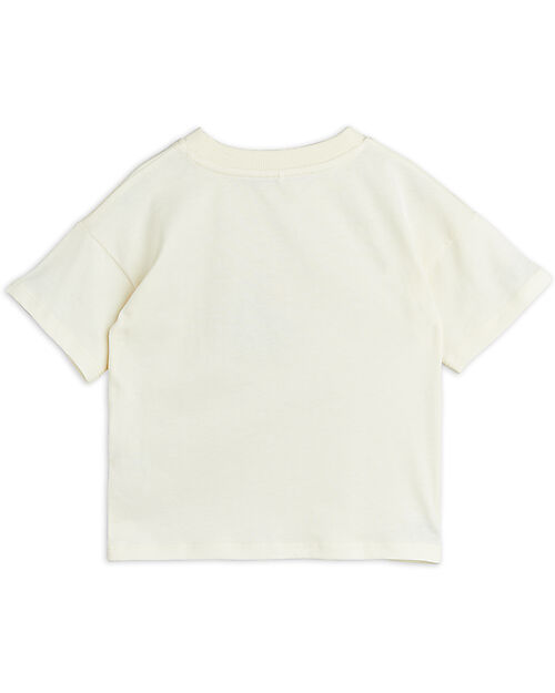 Mini Rodini T-shirt - Parrot/Mallorca Print - White - 100% Organic Cotton GOTS T-shirts