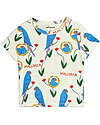 Mini Rodini T-shirt - Parrot Print - 100% Organic Cotton GOTS T-shirts