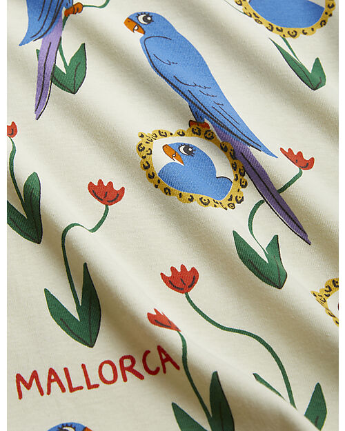 Mini Rodini T-shirt - Parrot Print - 100% Organic Cotton GOTS T-shirts