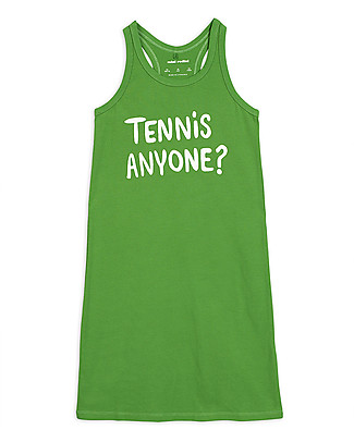 Mini Rodini Tennis Anyone Tank Dress - Elasticated Organic cotton Dresses