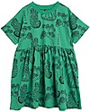 Mini Rodini Tiger Dress - Green - 100% Organic cotton Dresses_