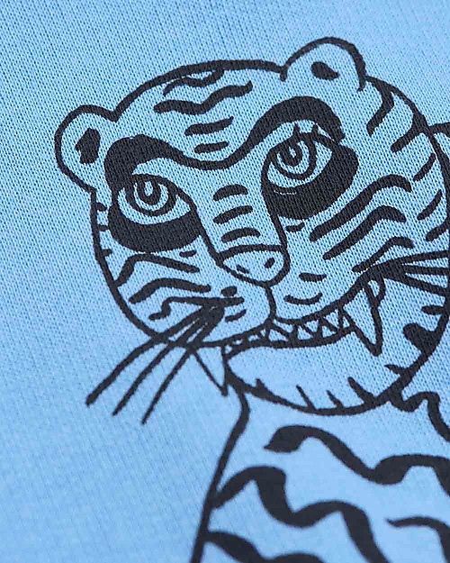 Mini Rodini Tiger Sweatshirt - Blue - 100% organic cotton Sweatshirts