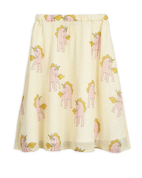 Mini Rodini Unicorn Woven Long Skirt - 100% Organic Cotton Skirts