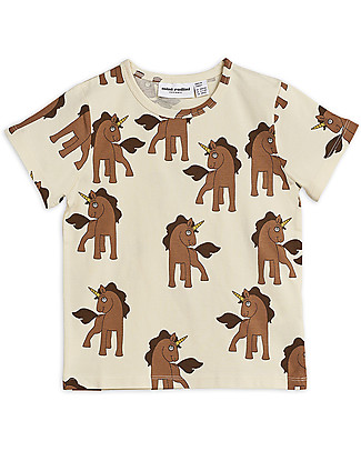 Mini Rodini Unicorns T-Shirt - Elasticated Organic cotton T-Shirts And Vests