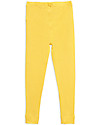 Mini Rodini Viola Yellow Leggings - 100% Merino Wool Leggings
