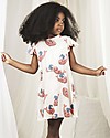 Mini Rodini Whale Dress with Short Wing Sleeves, Pink - Organic cotton Dresses_
