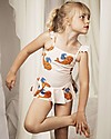 Mini Rodini Whale Skirt Swimsuit, Orange - UPF 50 + Swimsuits