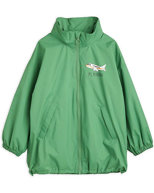 Mini Rodini Windbreaker Rain Cover - Airplane - Coating in Bionic Finish Eco Waterproof