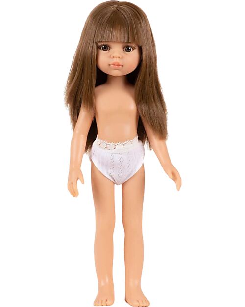 Minikane Carol Doll 32cm - Brown Hair Brown Eyes - Amigas Collection Dolls