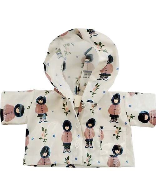 Minikane Clotaire Raincoat - Jade - Cotton - for Dolls Dolls Accessories