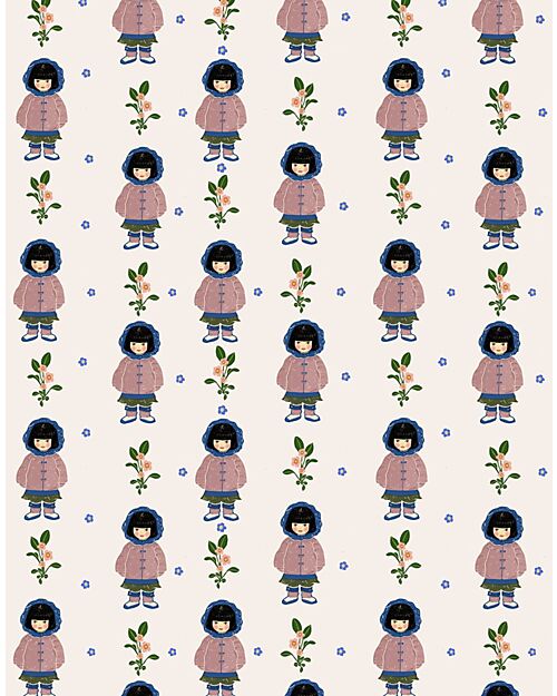 Minikane Clotaire Raincoat - Jade - Cotton - for Dolls Dolls Accessories