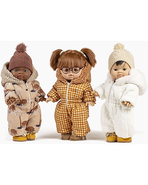 Minikane Gigi Ski Suit - With Hood and Bouclette Hem for Minikane Gordis Doll 34 and 37cm Dolls Accessories