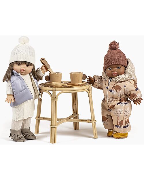 Minikane Gigi Ski Suit - With Hood and Bouclette Hem for Minikane Gordis Doll 34 and 37cm Dolls Accessories