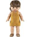 Minikane Gisèle Knit Dress - Mustard - Oeko-Tex Cotton - for Minikane Doll 34cm Dolls Accessories