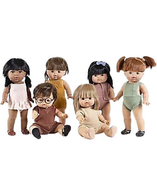 Minikane Gisèle Knit Dress - Mustard - Oeko-Tex Cotton - for Minikane Doll 34cm Dolls Accessories